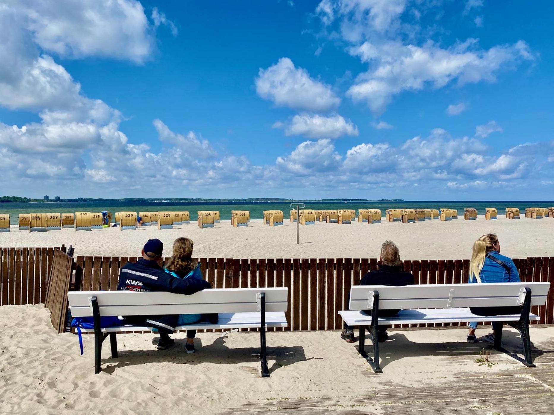 Haus Panorama Laboe Wohnung 5 Esterno foto