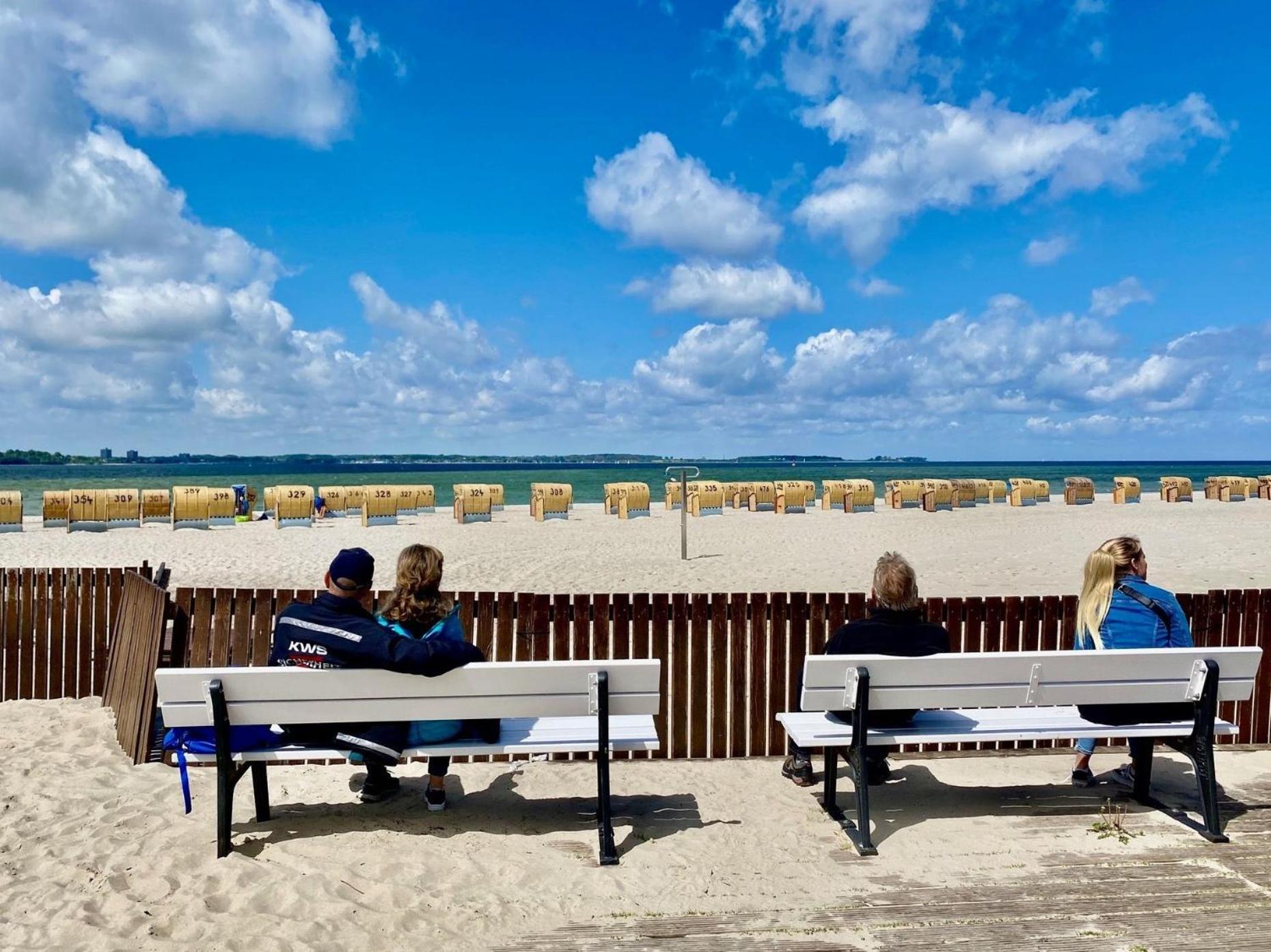 Haus Panorama Laboe Wohnung 5 Esterno foto